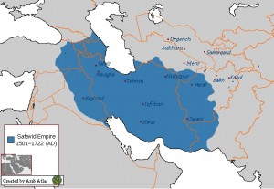 Map of Persian Safavid Empire