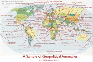Map of a Selection of Geopolitical Anomalies