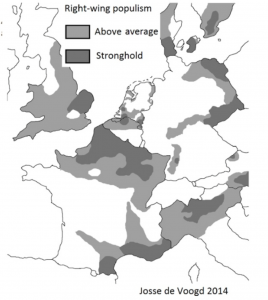 European right-wing populism map